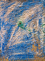 Image showing blue paint background