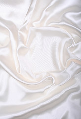 Image showing Smooth elegant white silk