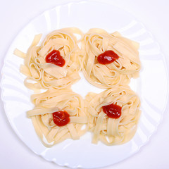 Image showing Tagliatelle whit tomato sauce 