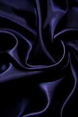 Image showing Smooth elegant black silk 