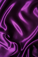 Image showing Smooth elegant lilac silk as background 
