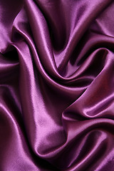 Image showing Smooth elegant lilac silk as background 