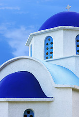 Image showing Greek church in Ikaria island