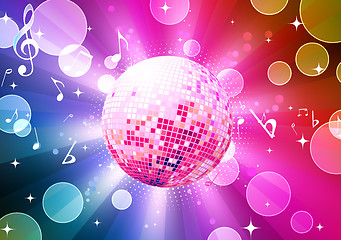 Image showing Abstract Party  Background