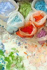 Image showing Dye colors
