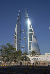 Image showing bahrain world trade centre