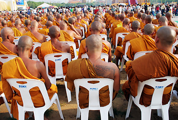 Image showing Monks in Thailand