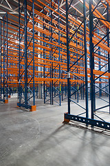 Image showing Interior of a modern warehouse