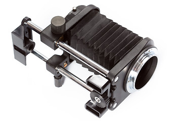 Image showing Macro bellows, used in close-up photography