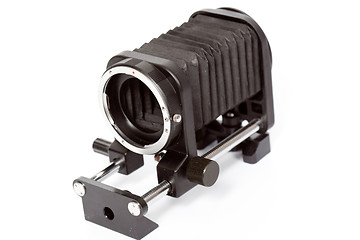 Image showing Macro bellows, used in close-up photography