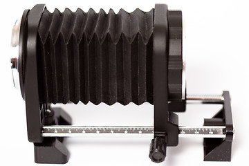 Image showing Macro bellows, used in close-up photography