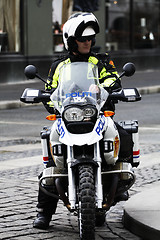 Image showing Police bike