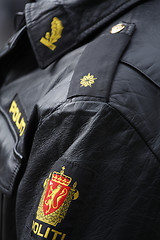 Image showing Police uniform