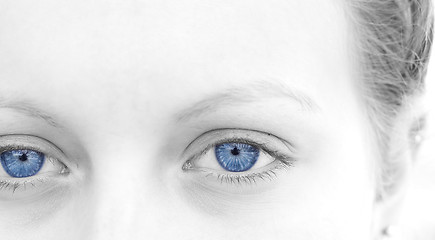 Image showing Blue eyes