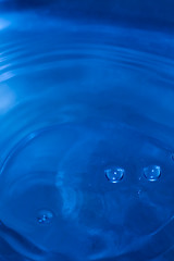 Image showing blue droplets