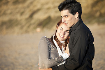 Image showing Love and affection between a young couple