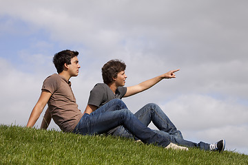 Image showing Teenager at the park