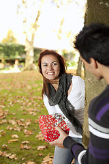 Image showing Couple having fun at the park