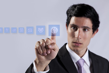 Image showing Technology businessman expert