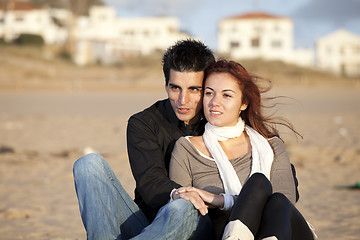 Image showing Love and affection between a young couple