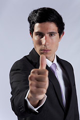 Image showing Businessman thumb up