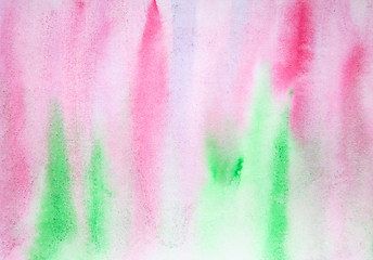 Image showing Abstract watercolor background on paper texture 