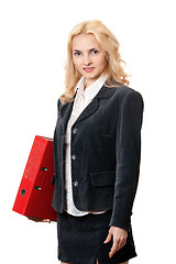 Image showing Business blonde woman