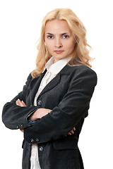 Image showing Business blonde woman