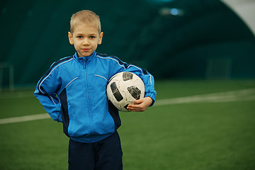 Image showing boy and a football