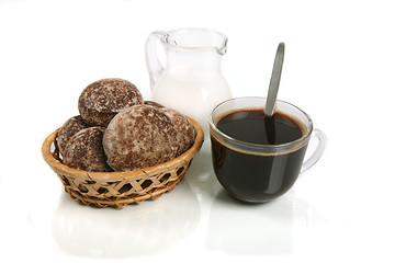 Image showing Coffee with milk