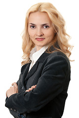 Image showing Business blonde woman