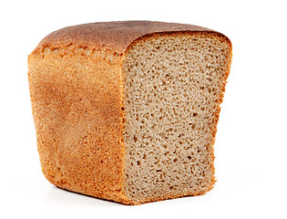 Image showing half a loaf bread