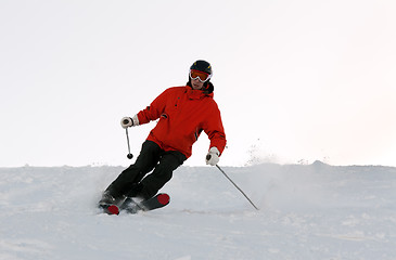 Image showing Man skiing