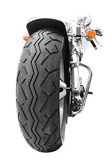 Image showing Motorcycle high key