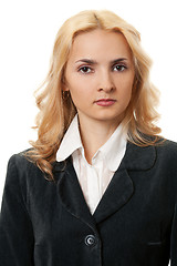 Image showing Business blonde woman