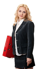 Image showing Business blonde woman