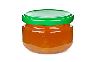 Image showing Small jar with honey