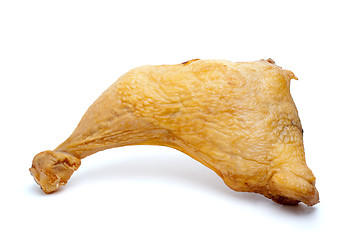 Image showing Smoked chicken leg