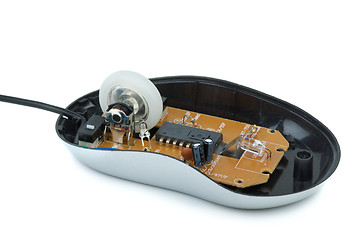 Image showing Inside the cheap optical mouse
