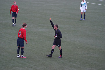 Image showing Yellow card!