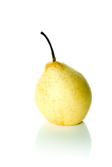 Image showing Single yellow china pear