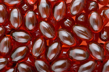 Image showing Abstract background: Lecithins capsules