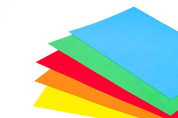 Image showing Colorful sheets