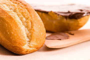 Image showing Bread with chocolate