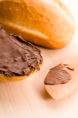 Image showing Bread with chocolate