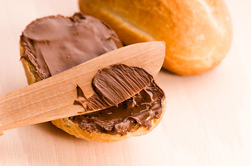 Image showing Bread with chocolate