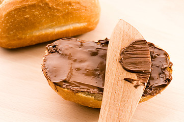 Image showing Bread with chocolate