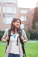 Image showing Asian student on campus