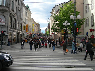 Image showing Karl Johans Gate in Oslo