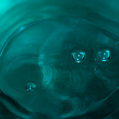 Image showing green droplets
